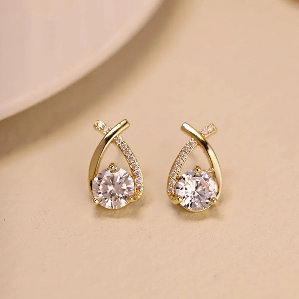 Shimmering Gold Plated Earrings: Stunning Minimalist Design